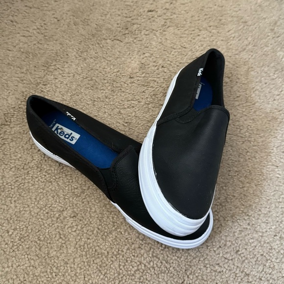 Leather Black Keds (Double Decker) - Picture 2 of 6